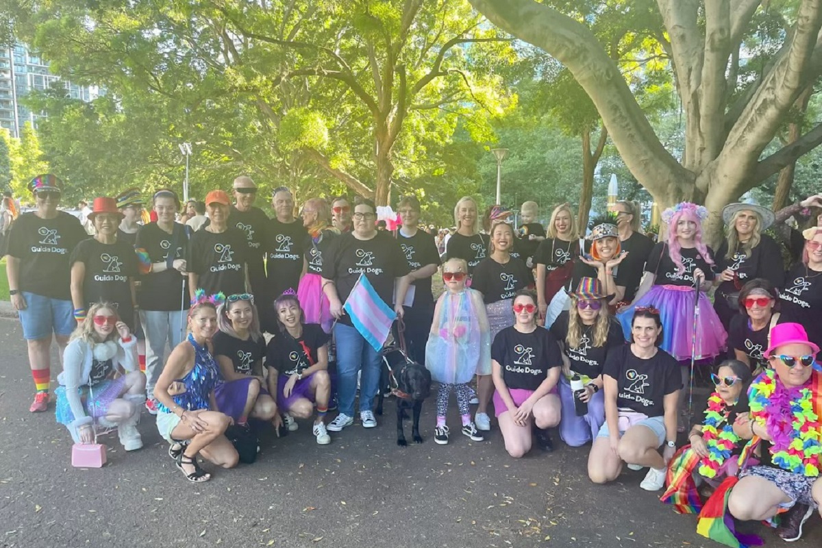 Guide Dogs takes part in Sydney Mardi Gras